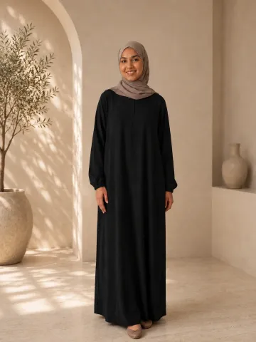 Klassieke dames abaya zwart – maat S